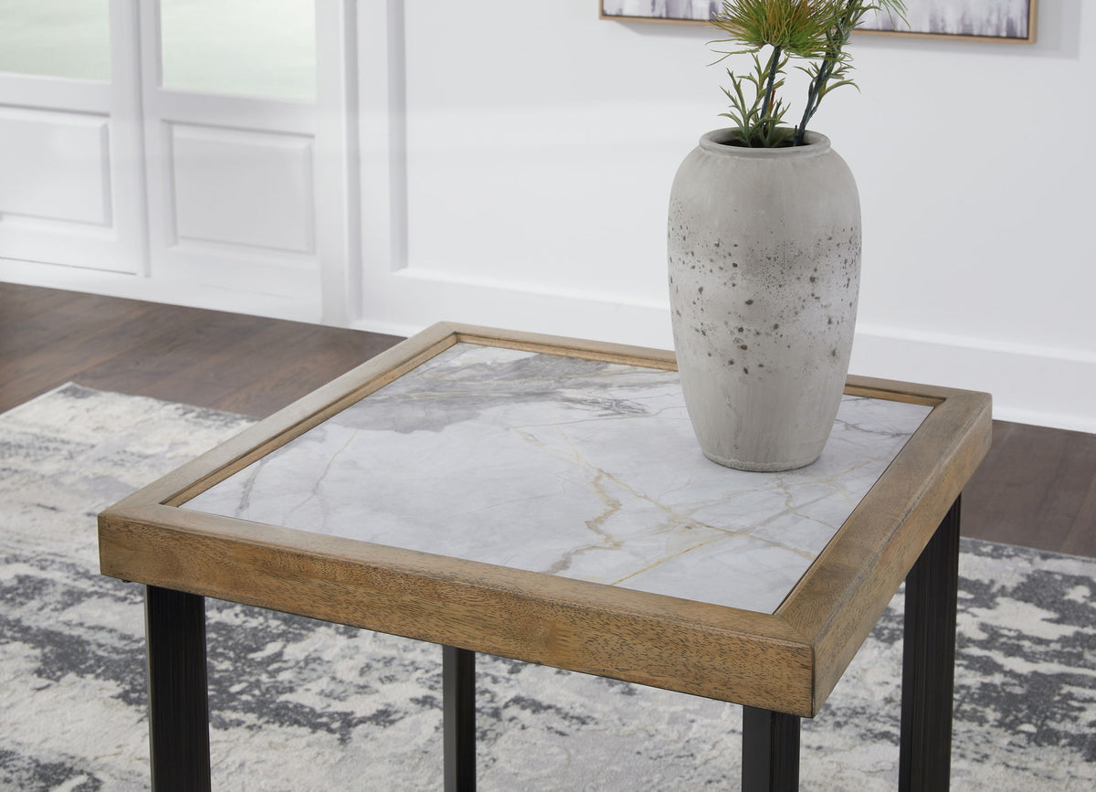 Montia - Square End Table - Multi