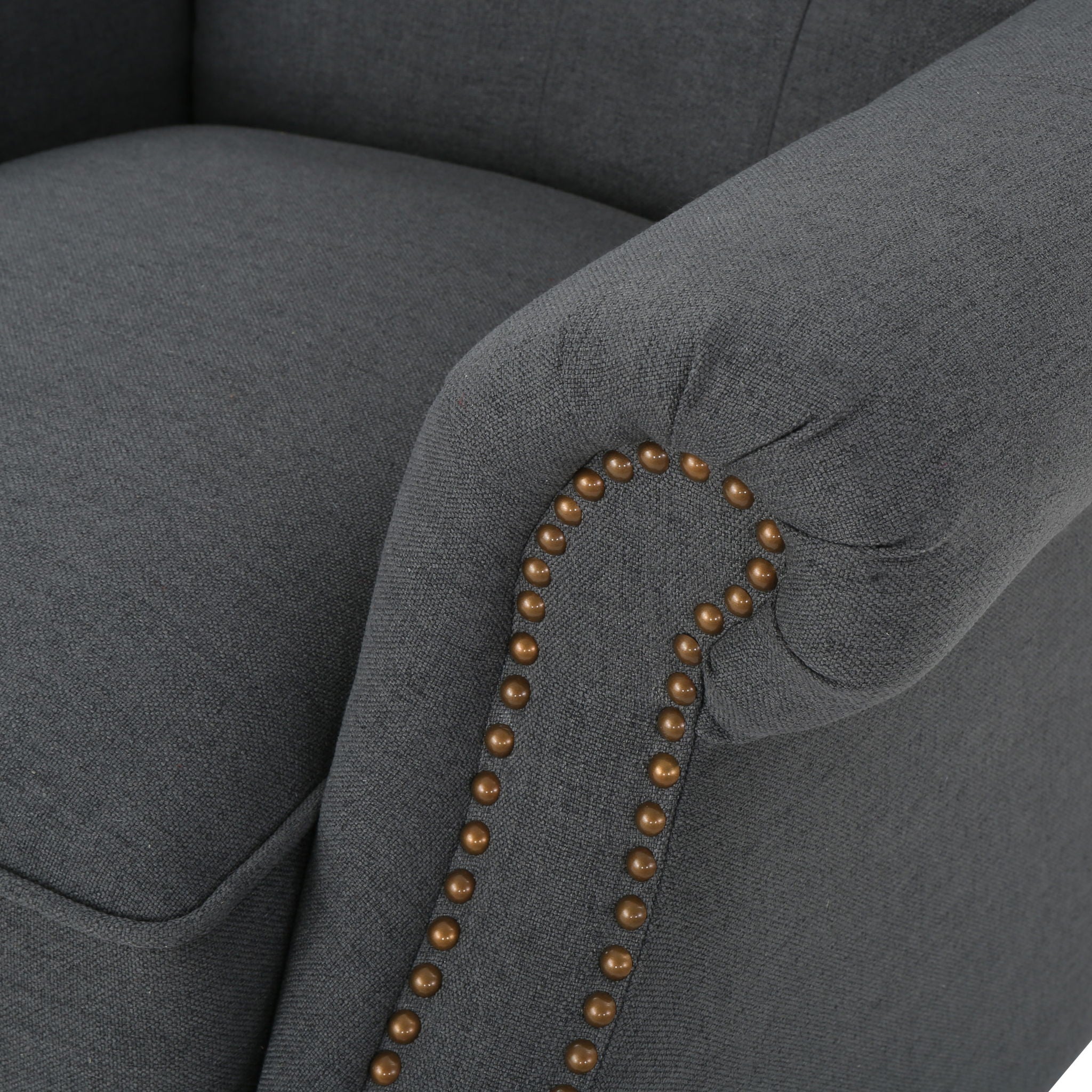 Modern Manual Push Back Recliner Chair