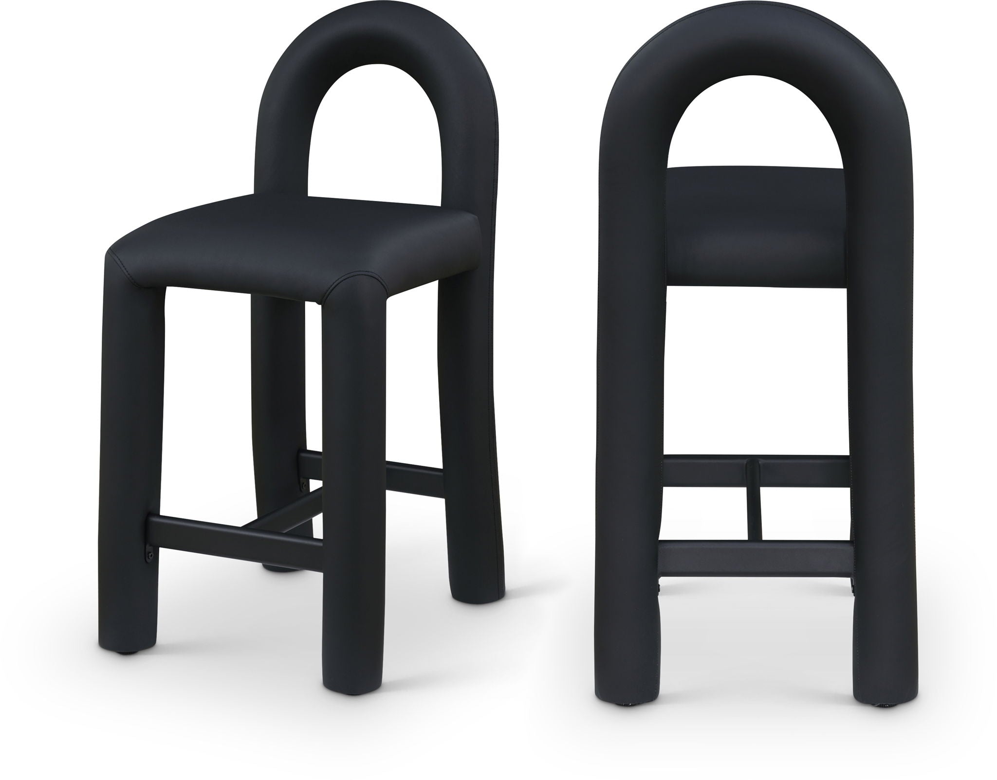 Amari - Faux Leather Stool