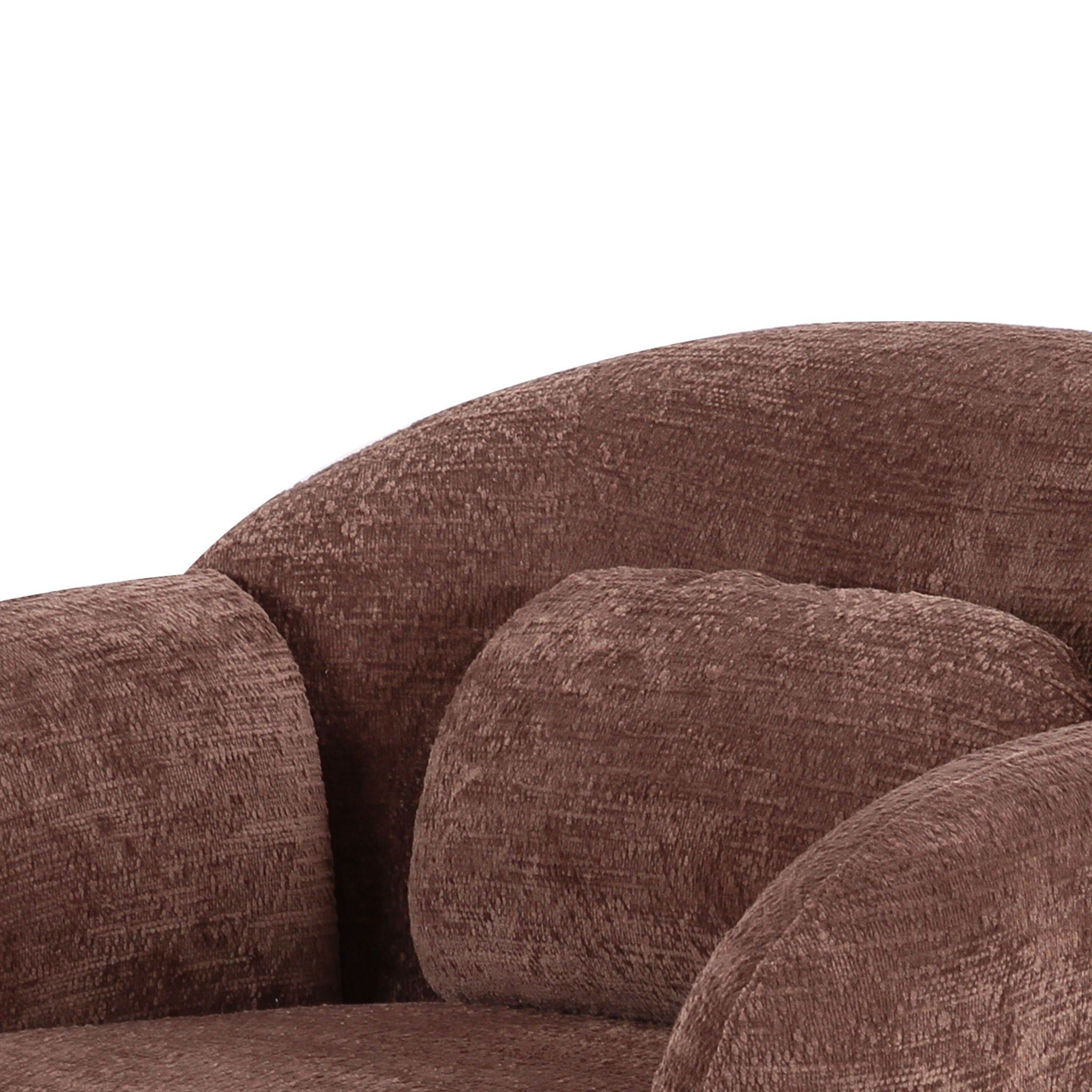 Misty - Knubby Fabric Accent Chair