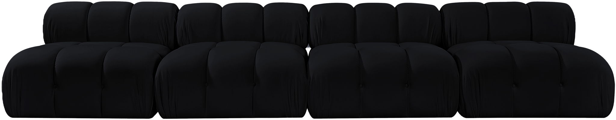 Orin - Velvet 4 Piece Modular Sofa