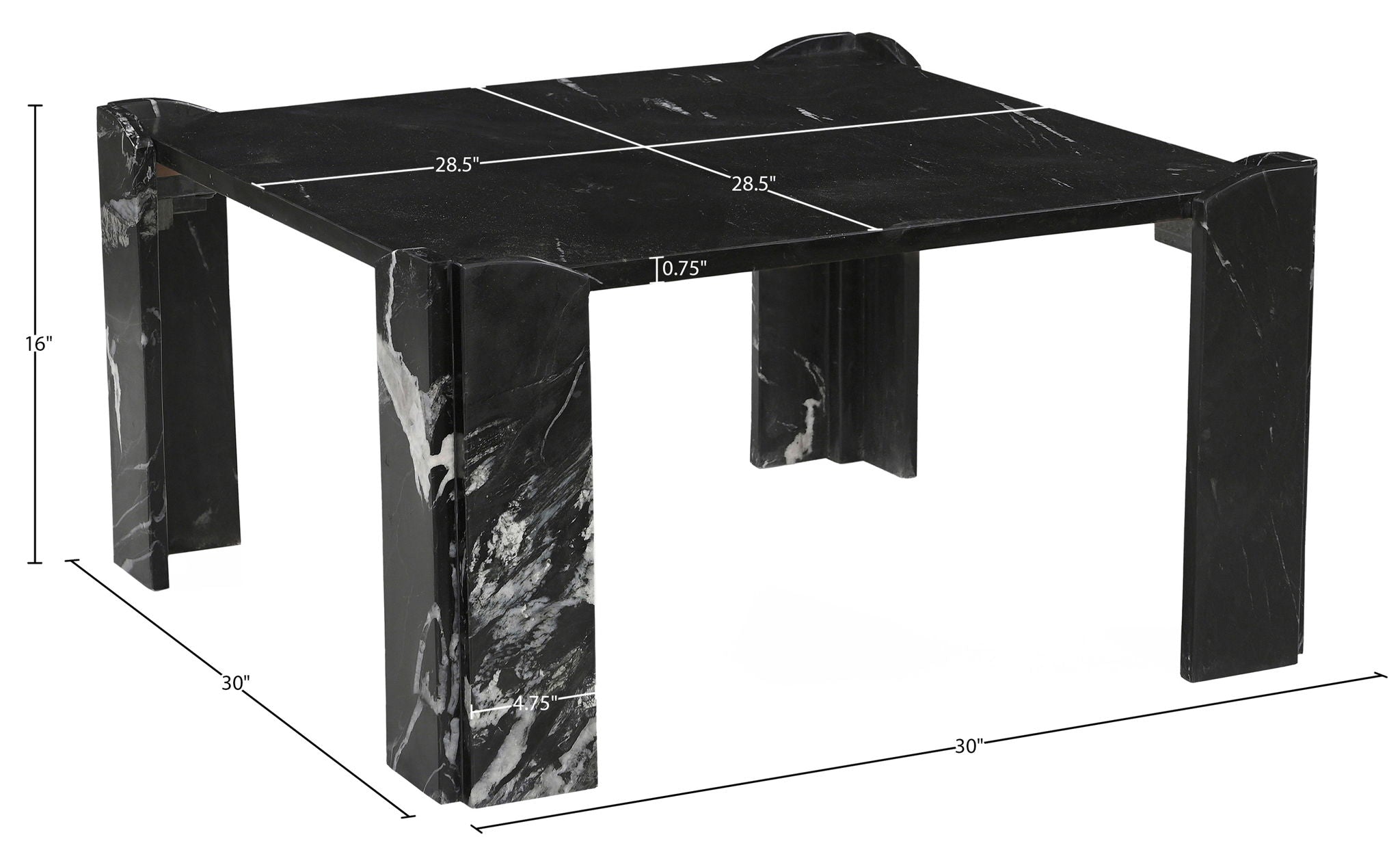 Ravello - Genuine Marble Table