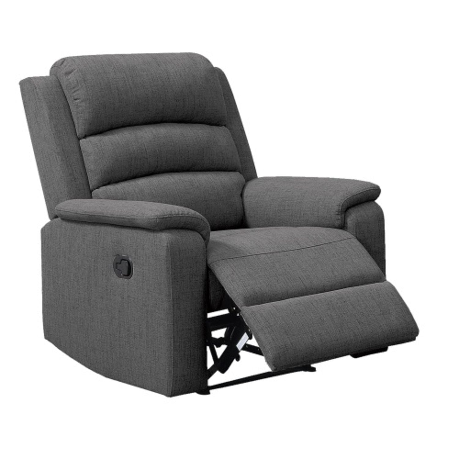 Modern Living Room Set With Manual Recliner