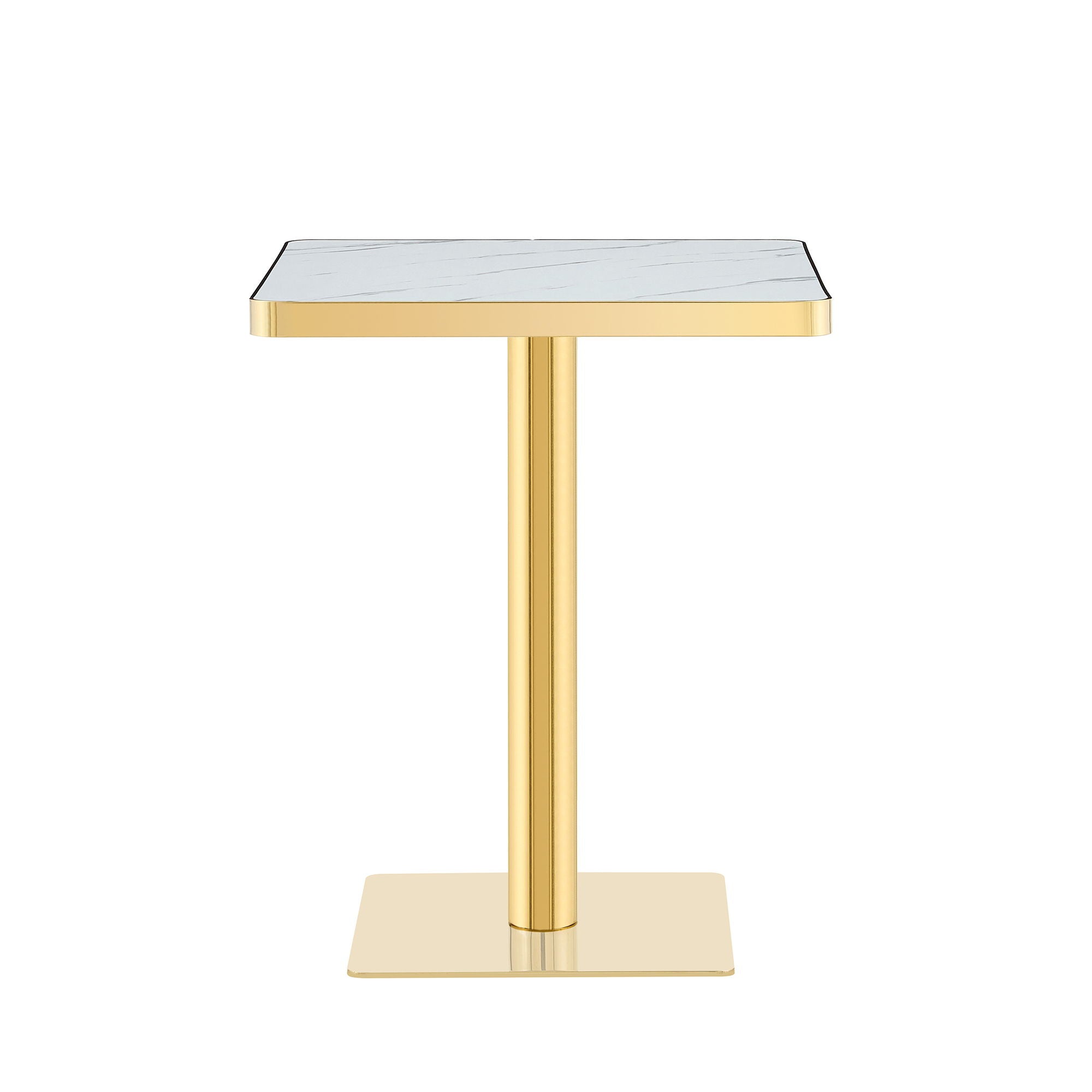 Square Small Kitchen Table With Pedestal Base