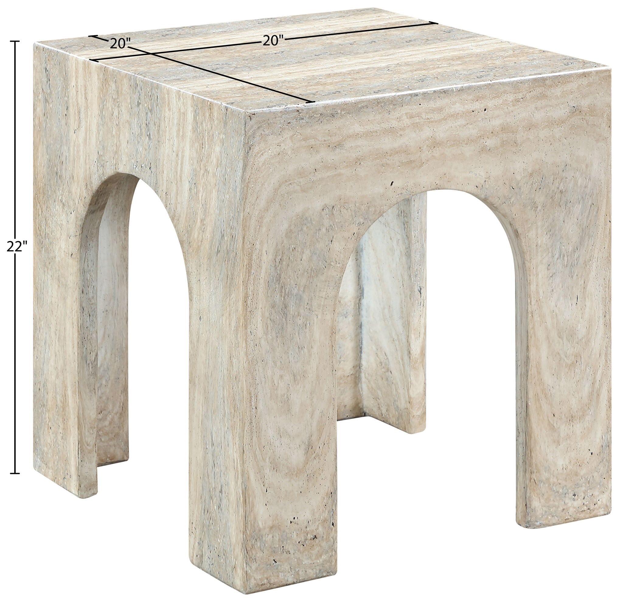 Renza - Concrete And Fiberglass Indoor / Outdoor Table