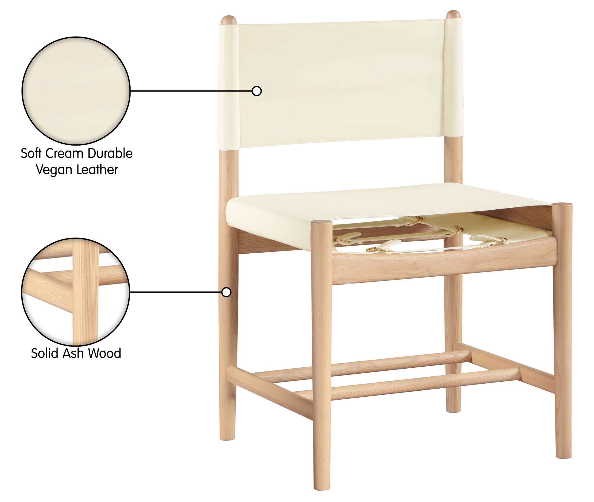 Rawlins - Dining Chair (Set of 2) - Natural Frame