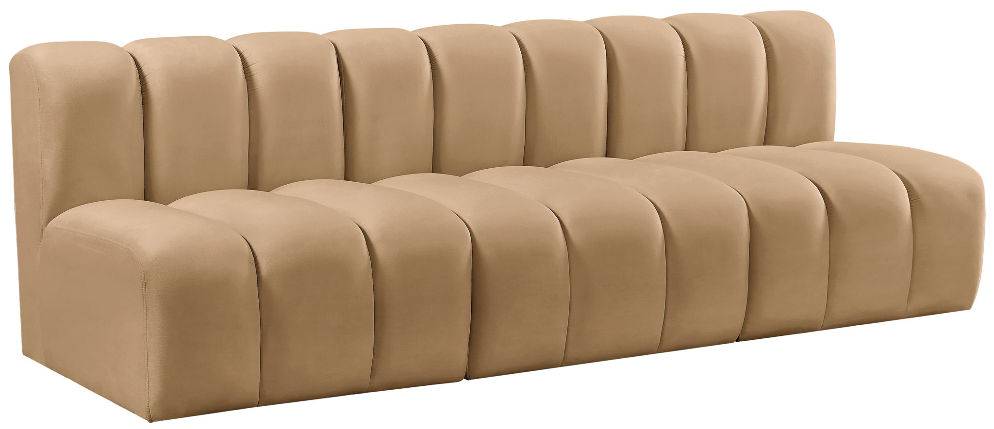 Arc - Velvet 3 Seats Modular Sofa