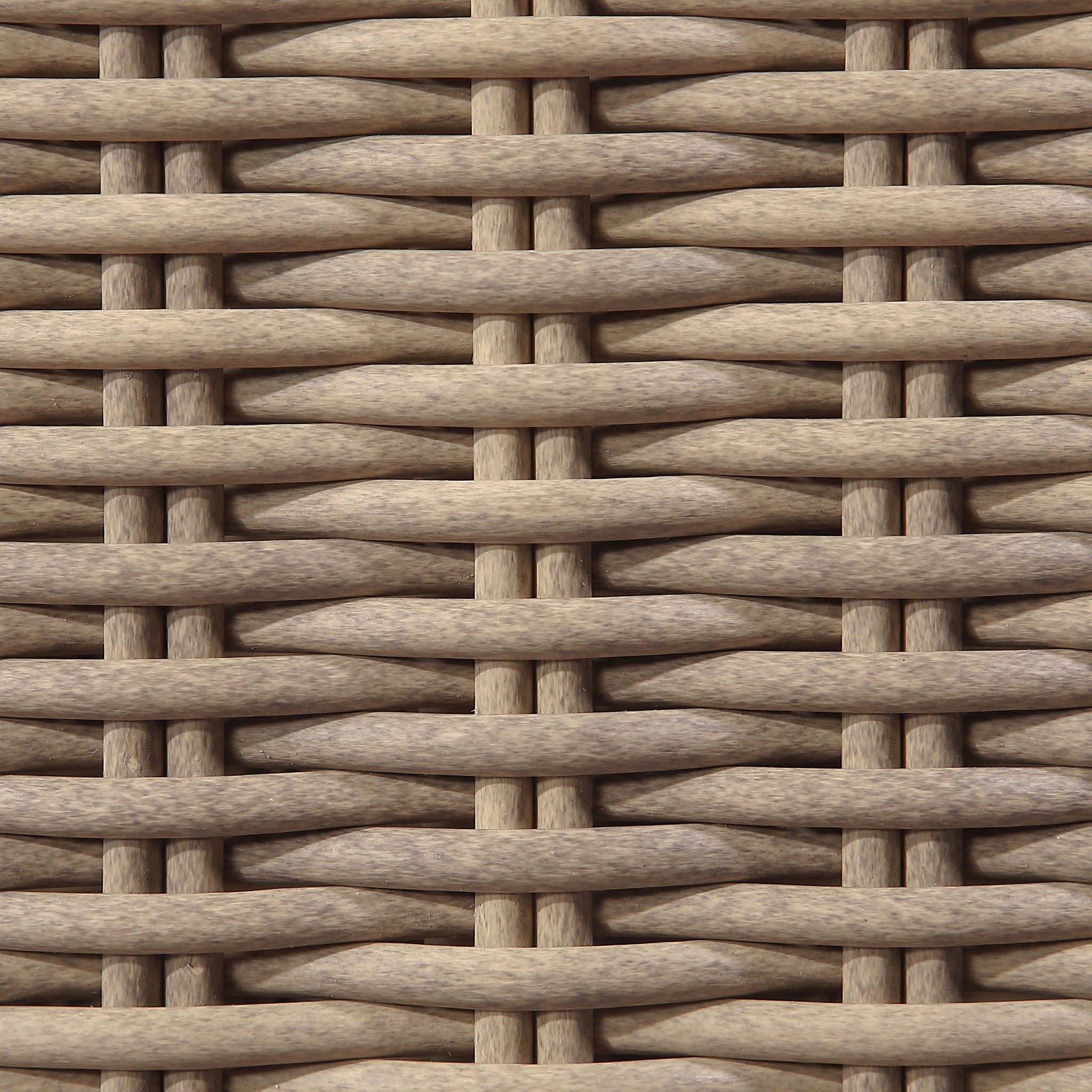 Seacrest - Olefin Water Resistant Fabric And Wicker Outdoor Patio Swivel Chair