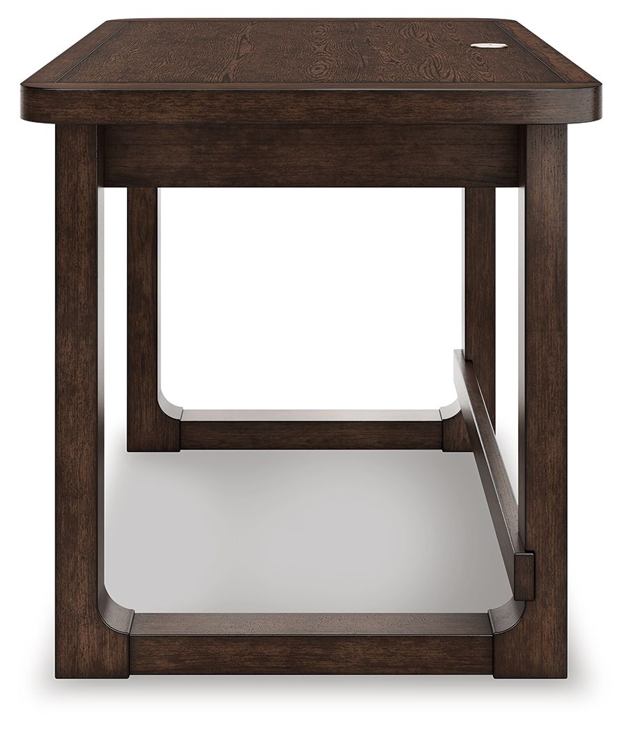 Breckington - Home Office Desk - Dark Brown