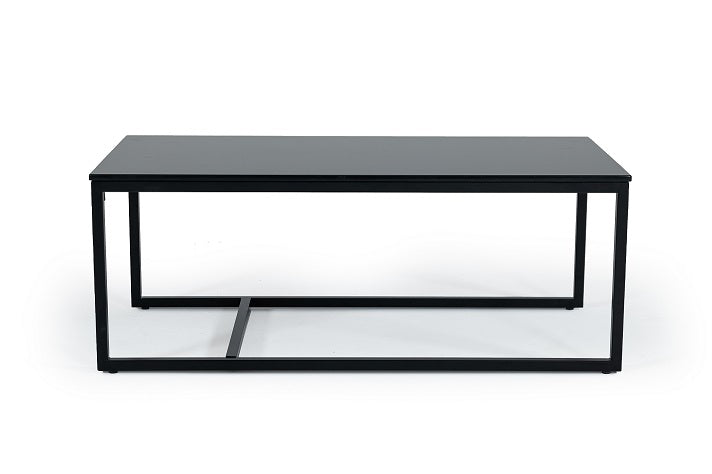 Baca - Black Marble + Metal Coffee Table