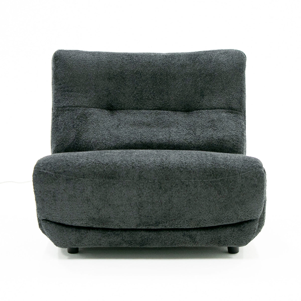 Basil - Modern Black Fabric Large Electric Recliner Chair