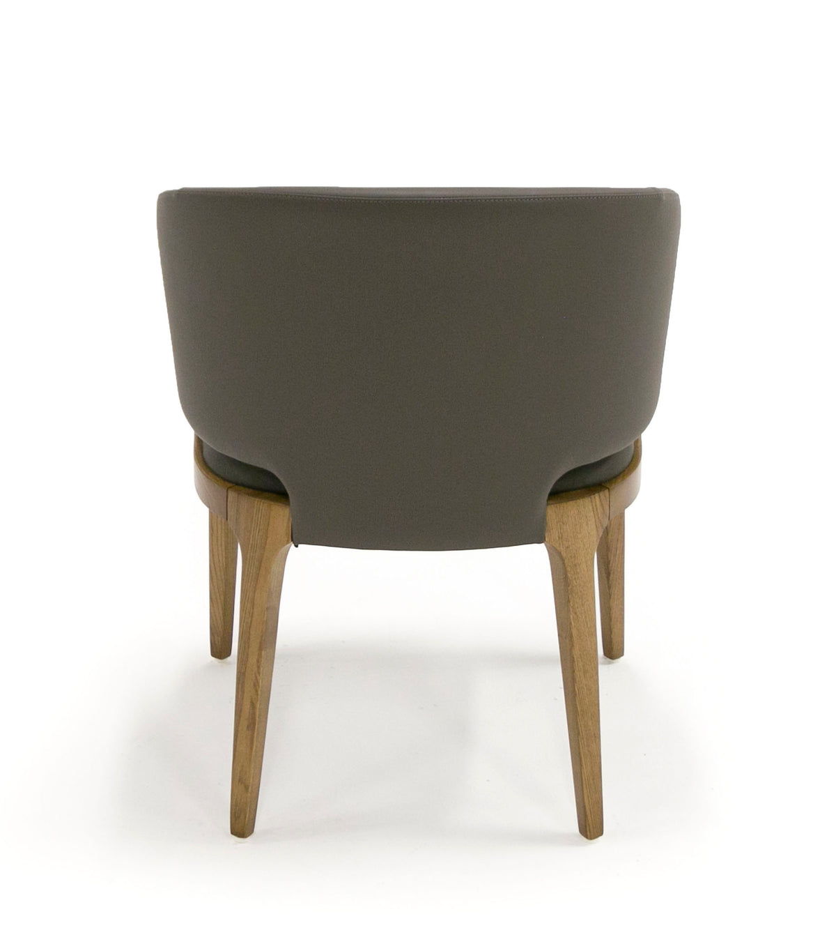 Baskin Brown and Walnut Arm Dining Chair