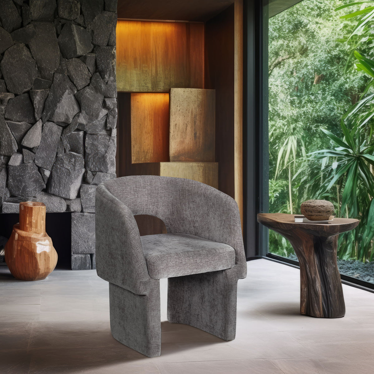Emmet - Chenille Dining Chair / Accent Chair