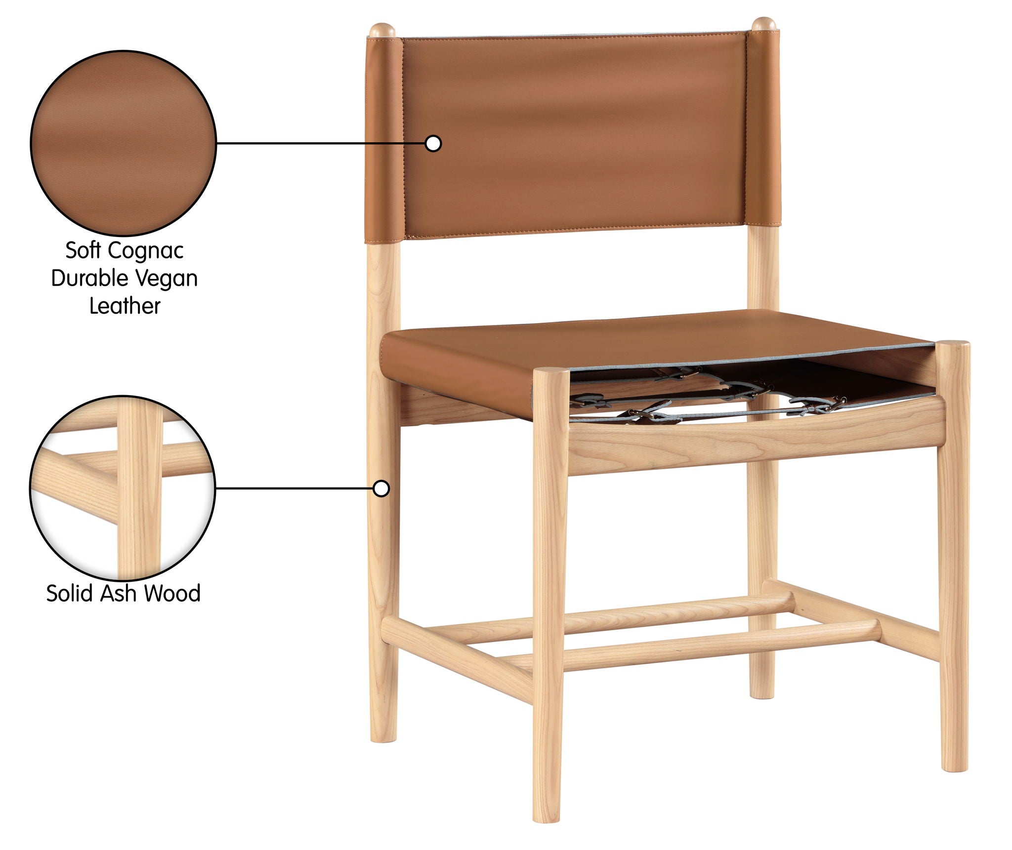 Rawlins - Dining Chair (Set of 2) - Natural Frame
