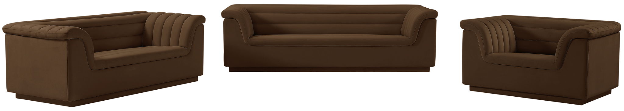 Cascade - Velvet Loveseat