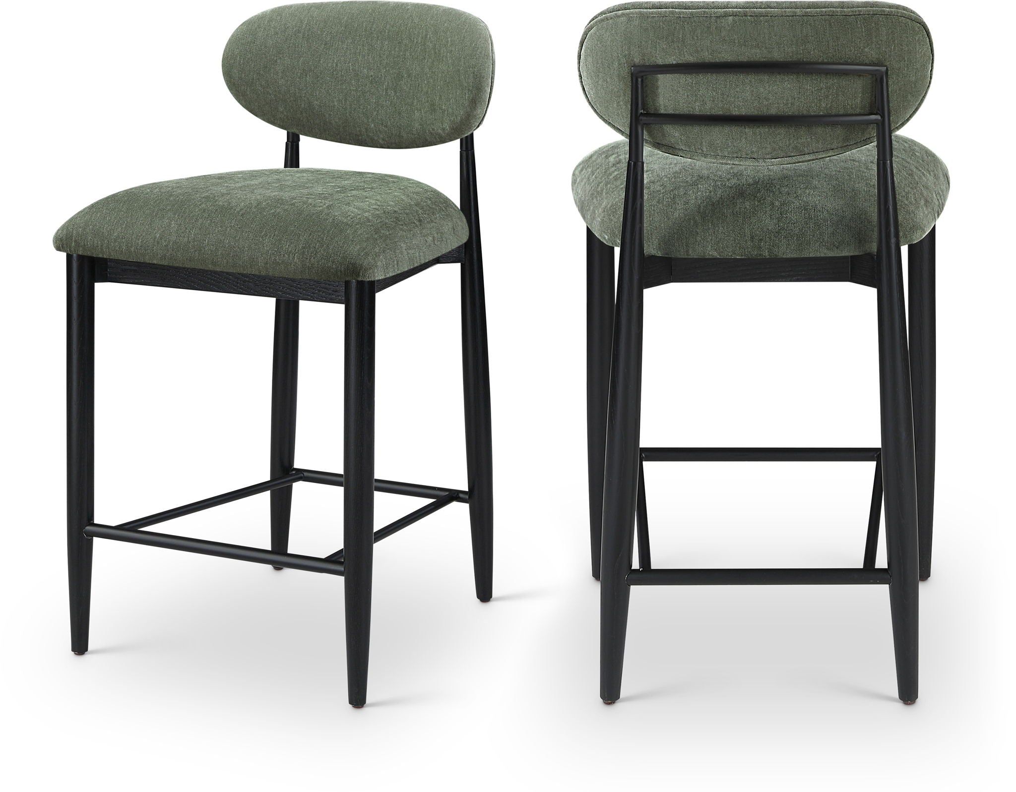 Riccio - Stool - Black Frame