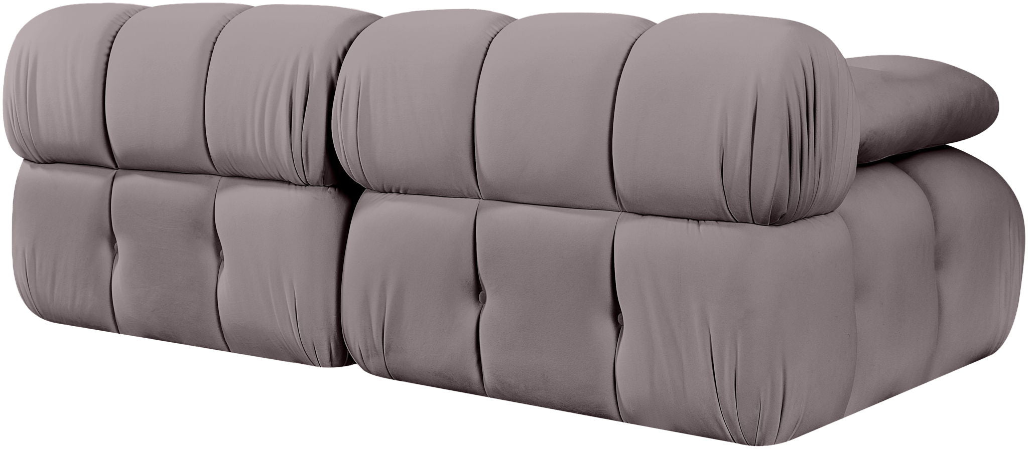 Orin - Velvet Performance Fabric Upholstered 2 Piece Modular Sofa