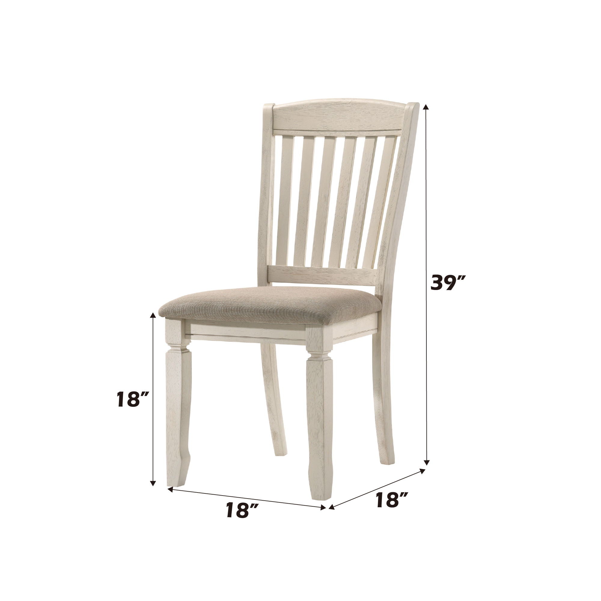 Fedele - Side Chair (Set of 2) - Cream / Tan