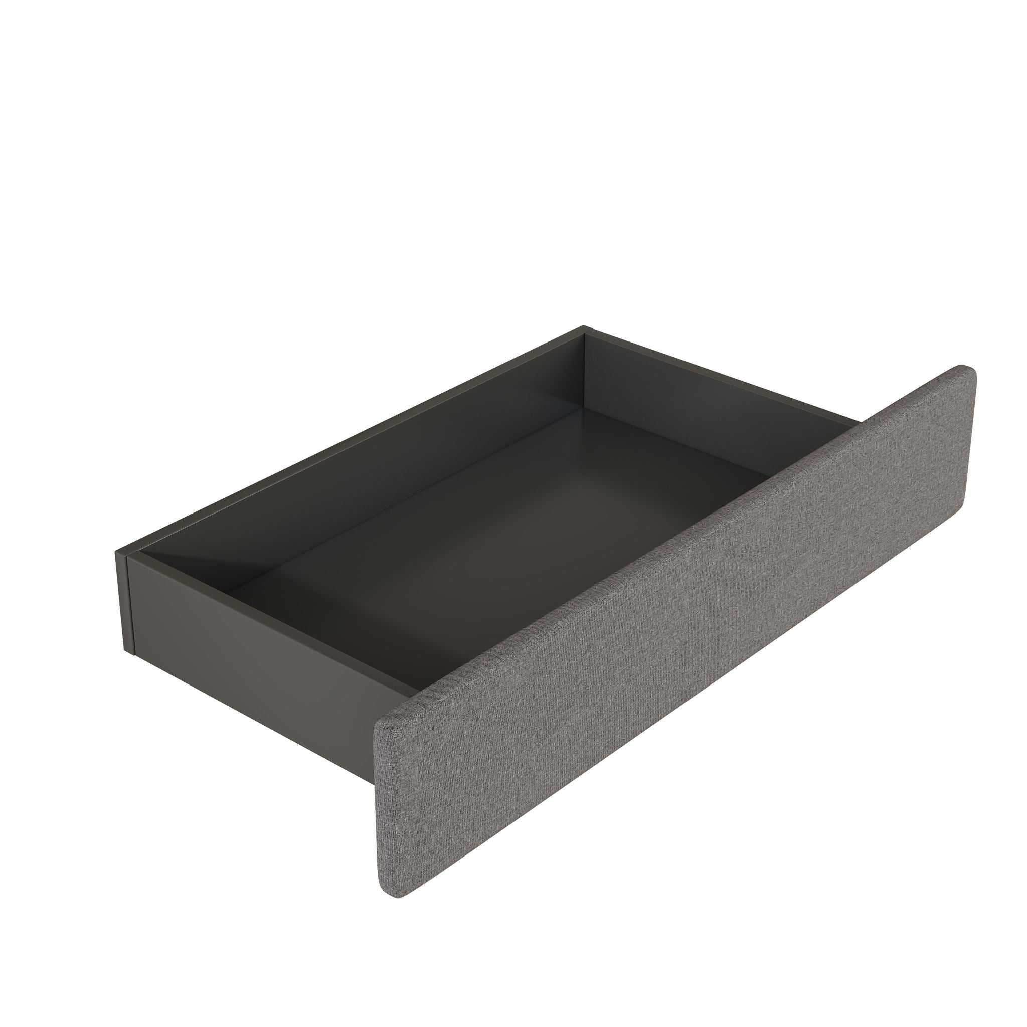Upholstered Platform Bed With 2 Drawers And 2 Sets Of USB Ports On Each Side, Fabric