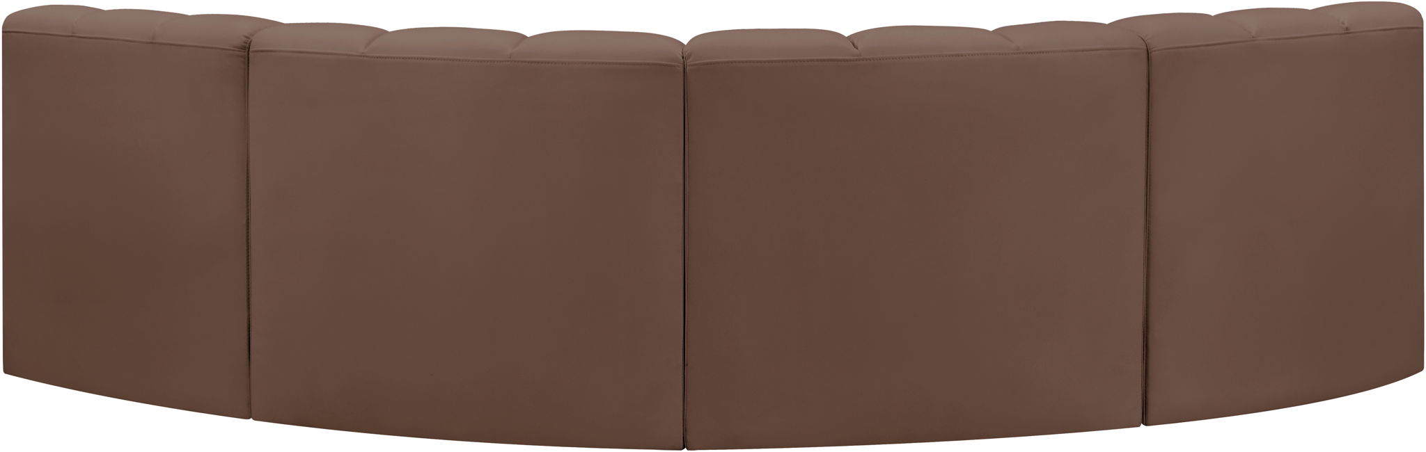 Arc - Faux Leather 4 Piece Corner Modular Sofa