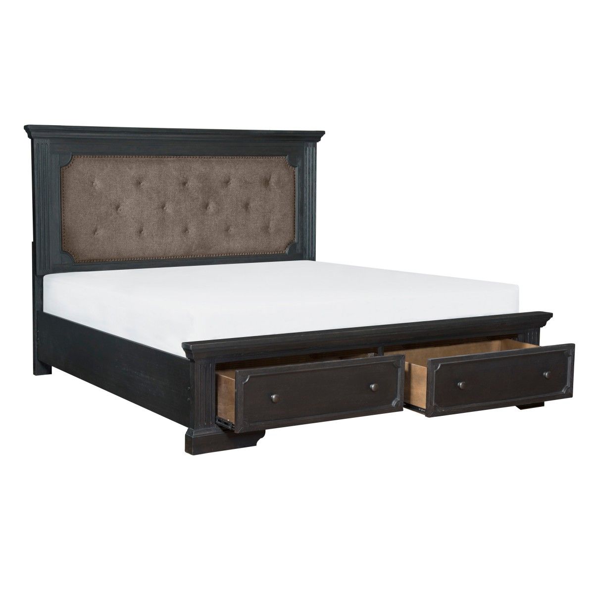 Bolingbrook - Platform Bed With Storage Footboard