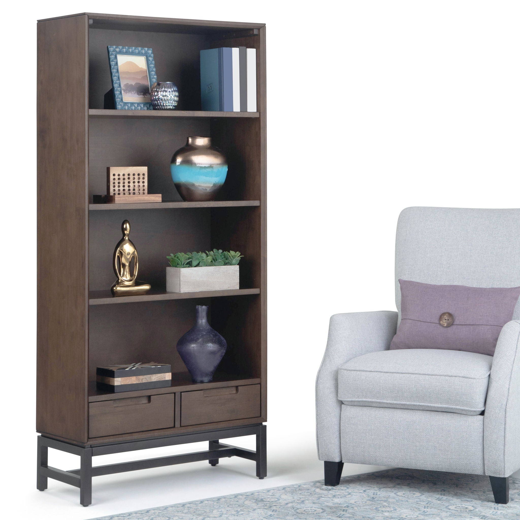Banting - Bookcase - Walnut Brown