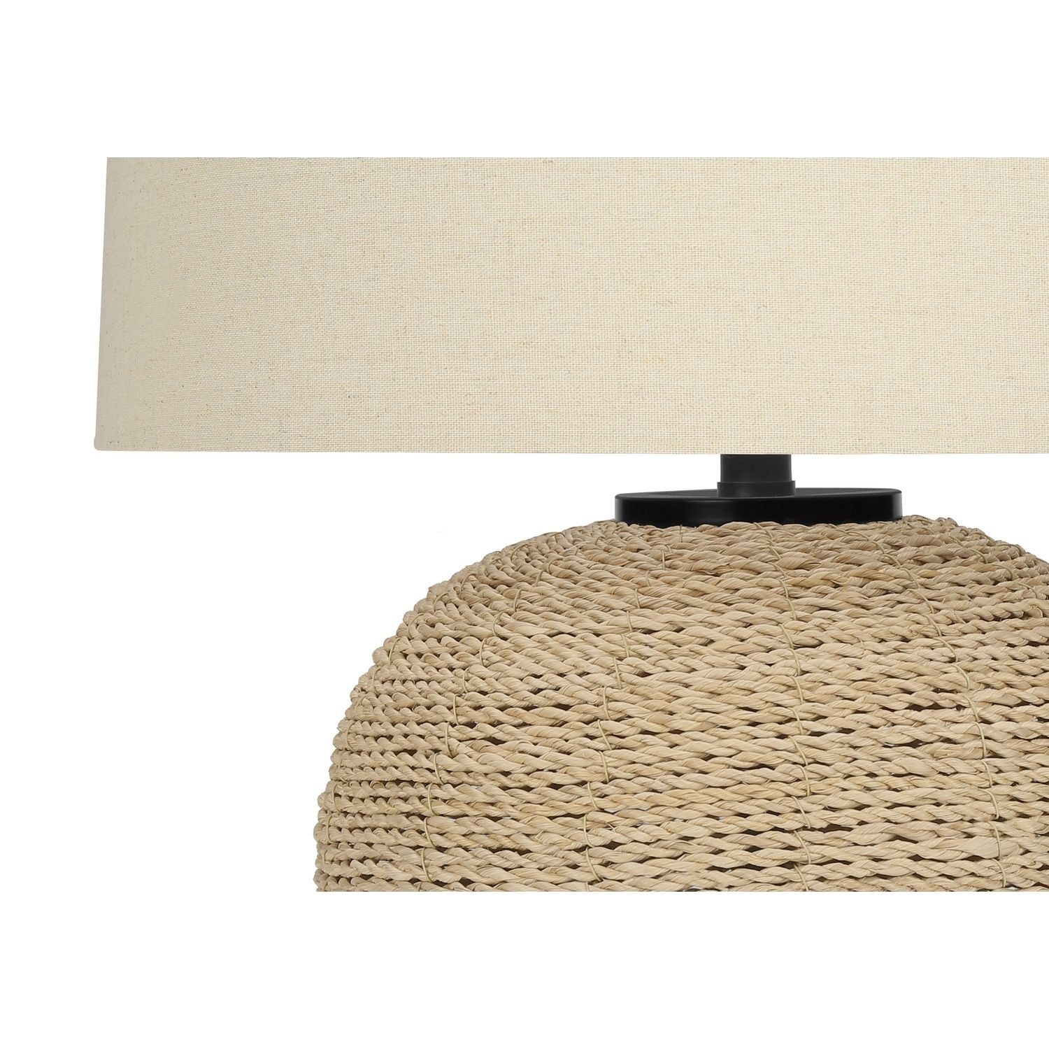 Lighting, Table Lamp, Rattan, Resin, Transitional - Beige