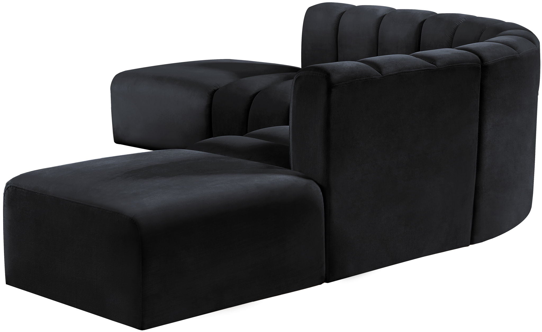 Arc - Velvet 6 Piece Corner Modular Sofa