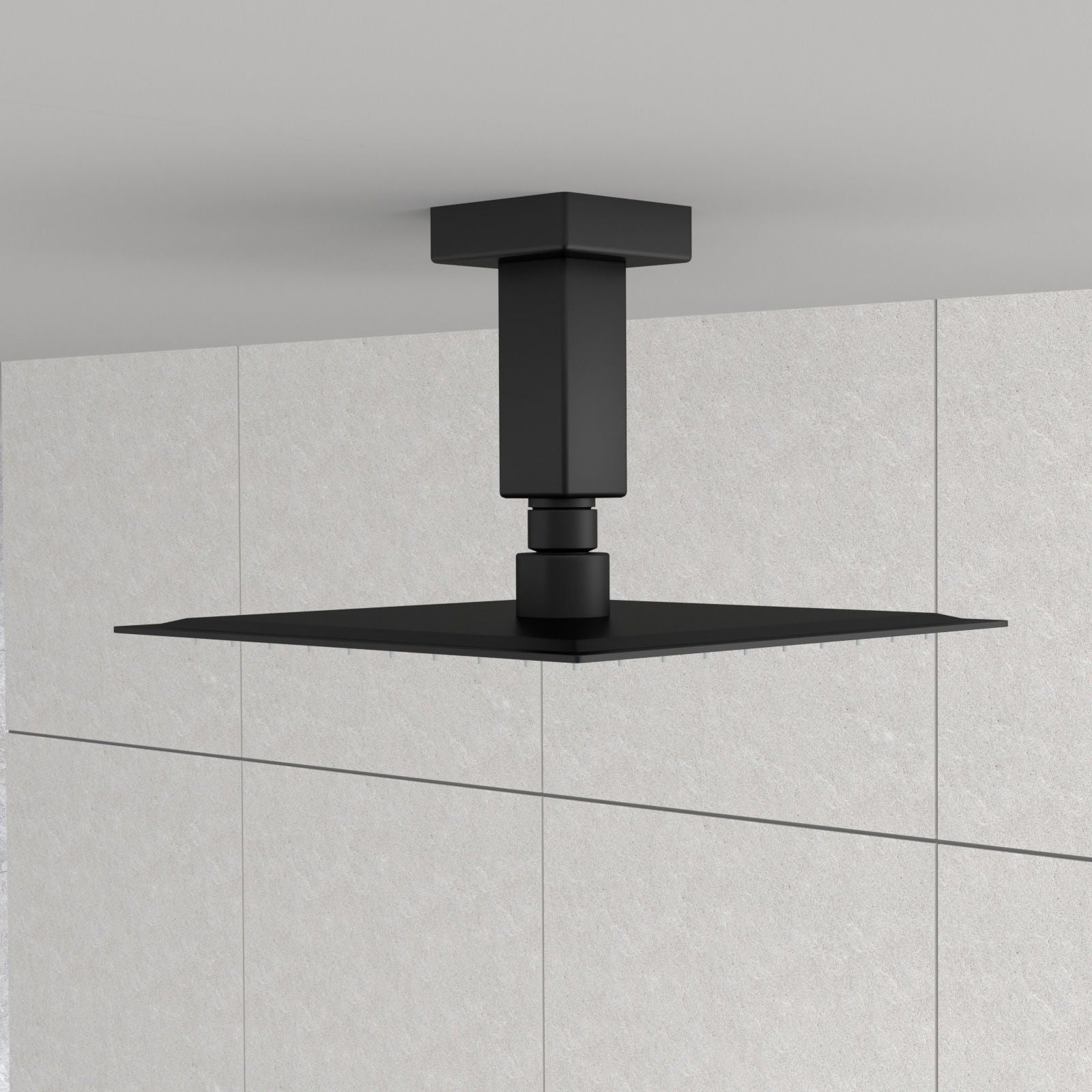 Ceiling Mounted Shower Arm With Flange Stainless Steel