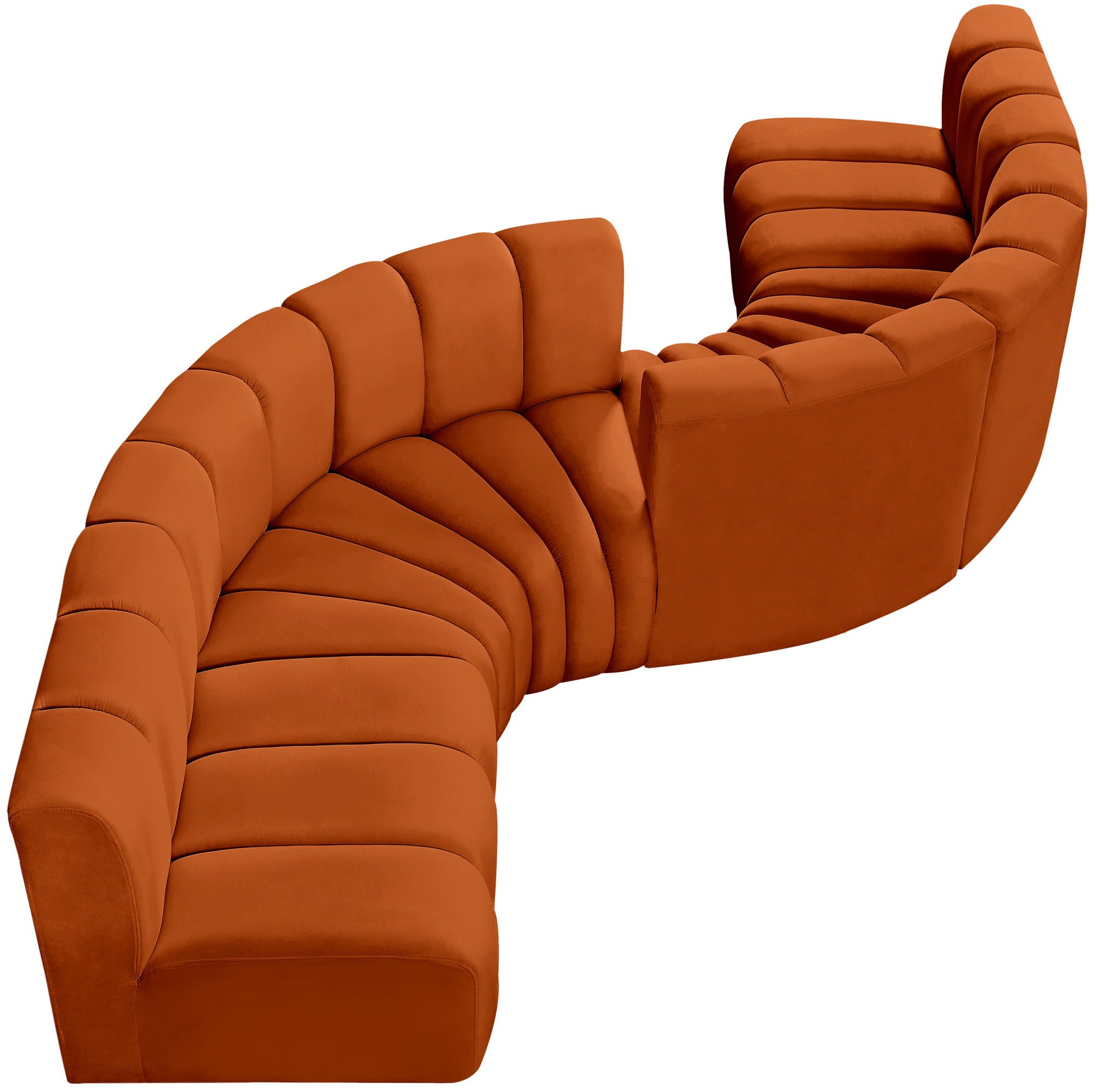 Arc - Velvet 6 Piece Modular Sofa