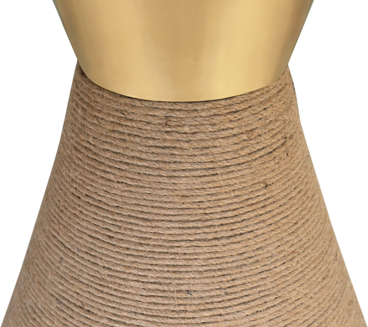 Baleen - Genuine Marble And Jute Dining Table