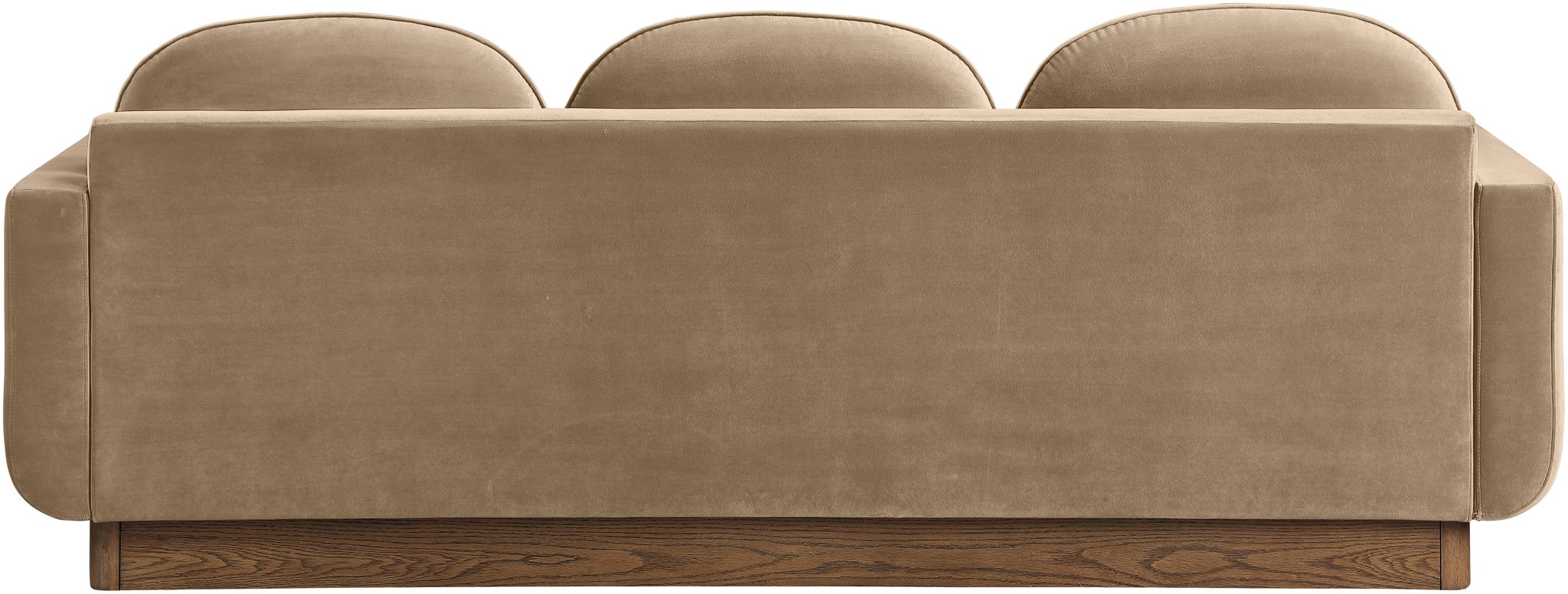 Diviento - Velvet Performance Fabric Upholstered Sofa