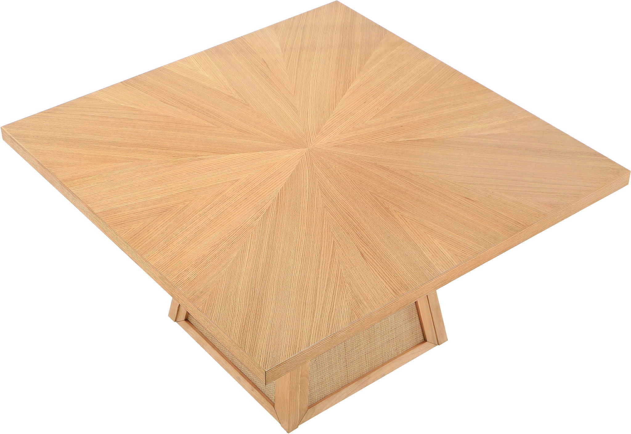 Fenwick - Cane Oak Veneer And Solid Wood Dining Table