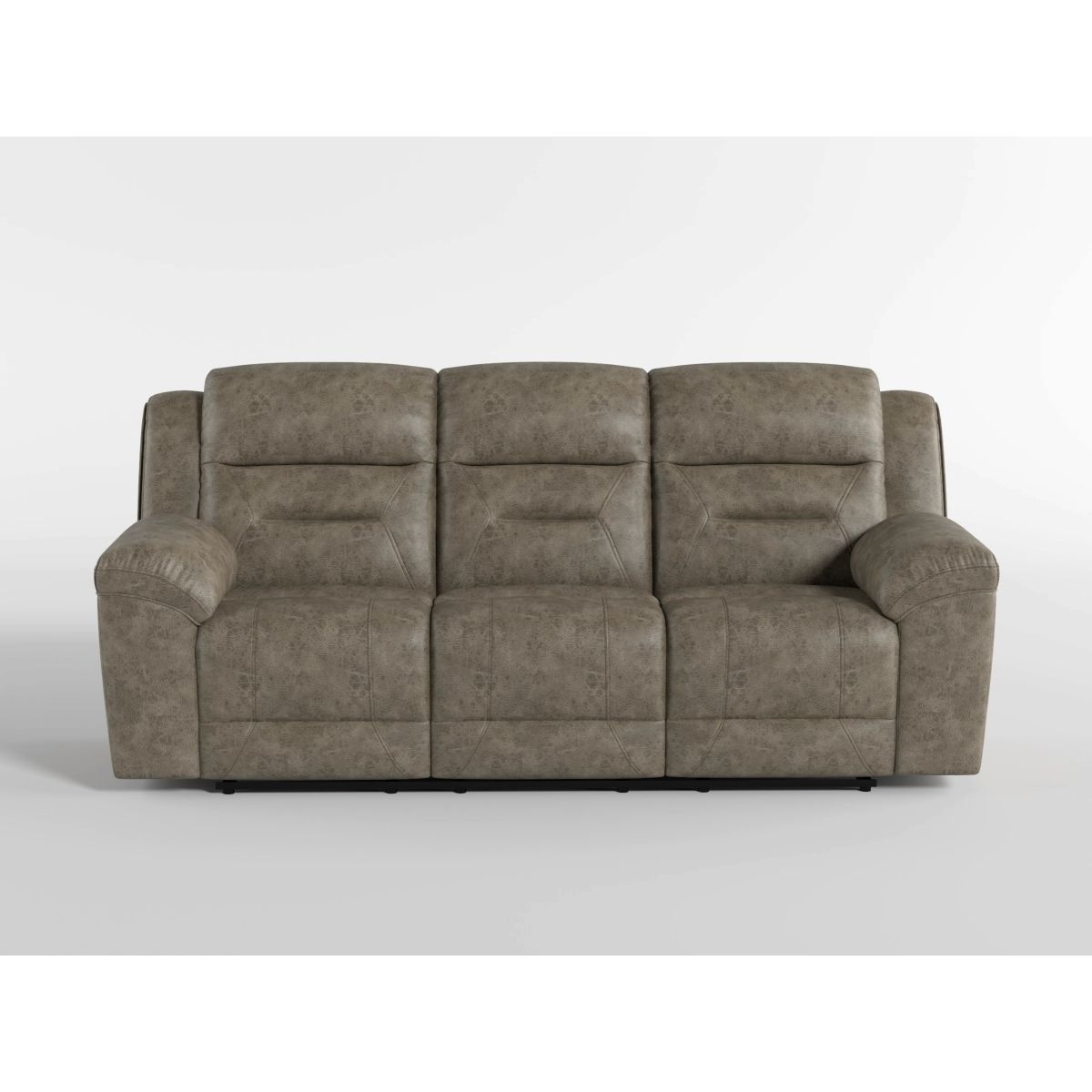 Hazen - Double Reclining Sofa - Brown