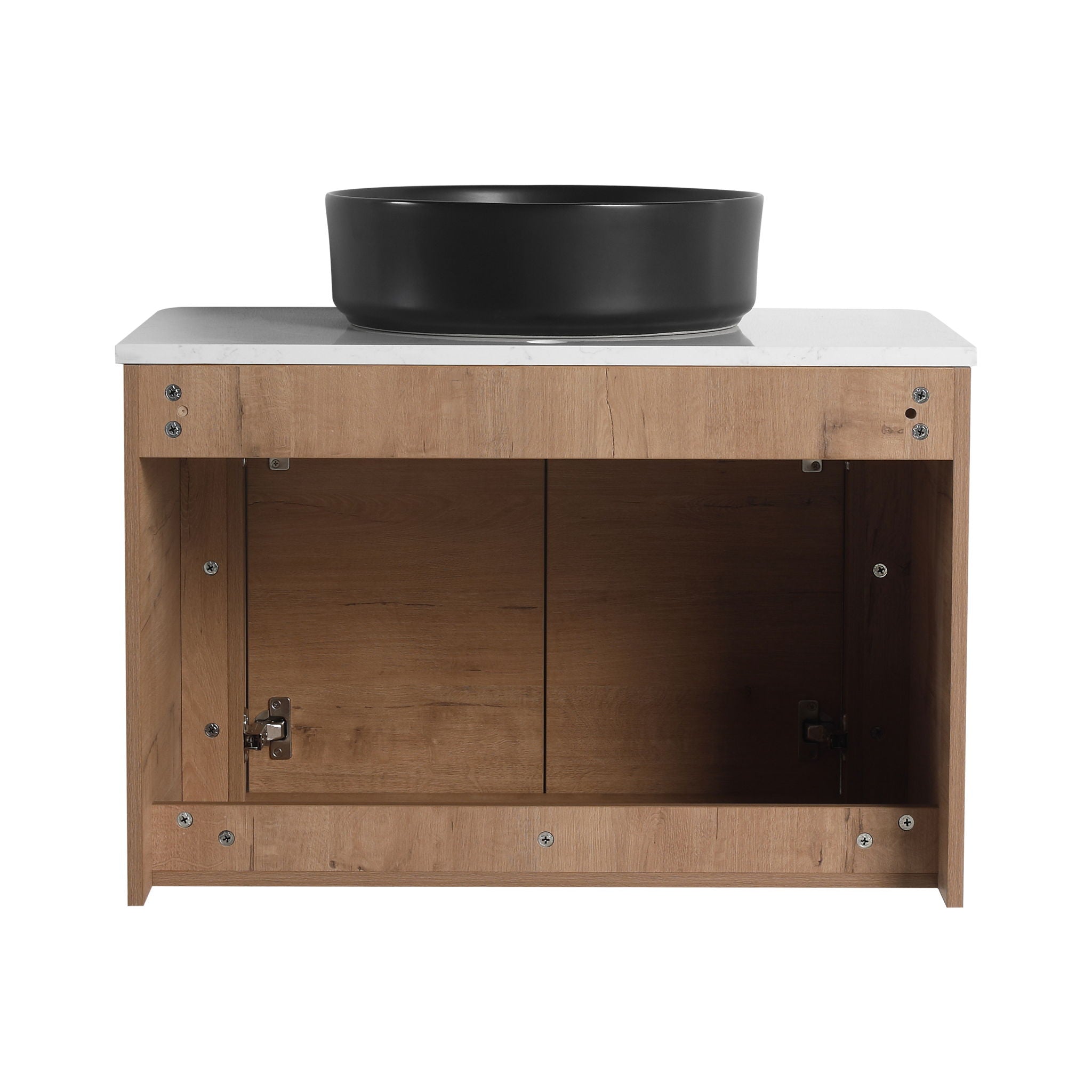 Wall Mounted Bathroom Vanity & Art Sink & 1 Soft Close Door