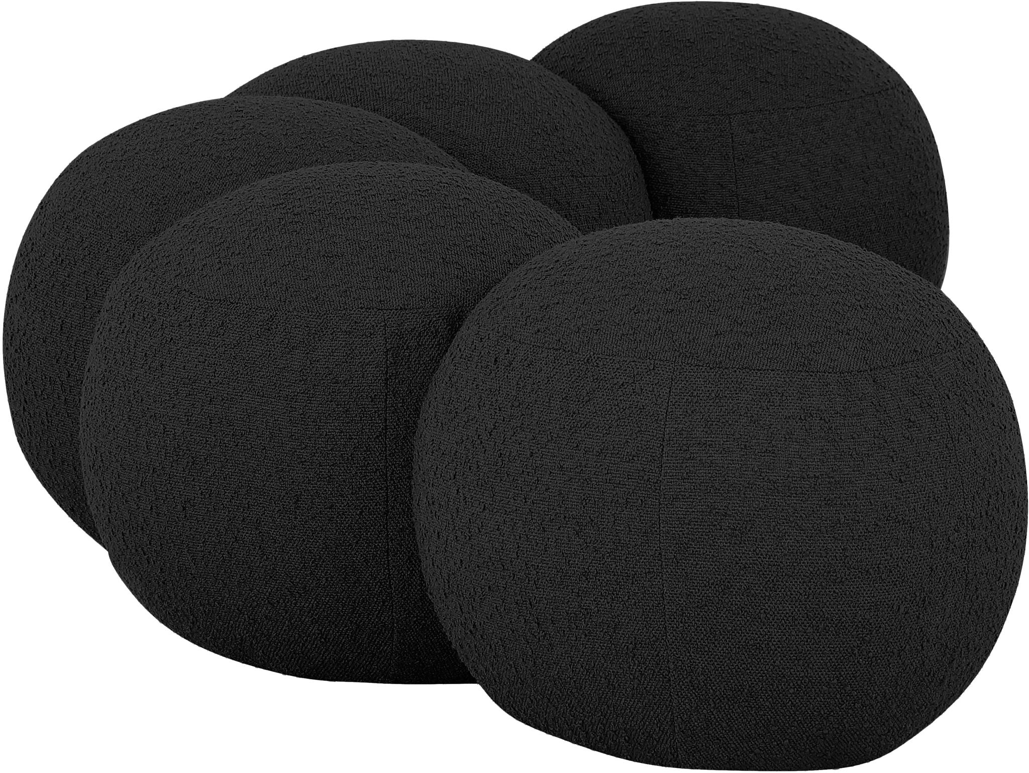 Apollo - Boucle Fabric Bench