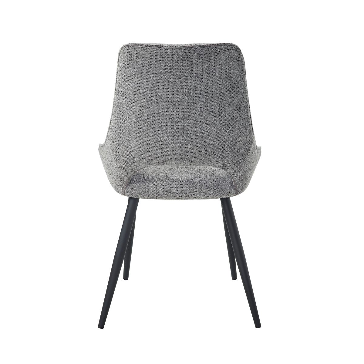 Thea - 5 Piece Dining Room Set (Table & 4 Side Chairs) - Black / Gray