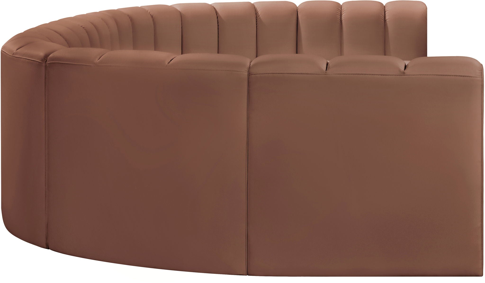 Arc - Faux Leather Modular U-Shaped Sectional