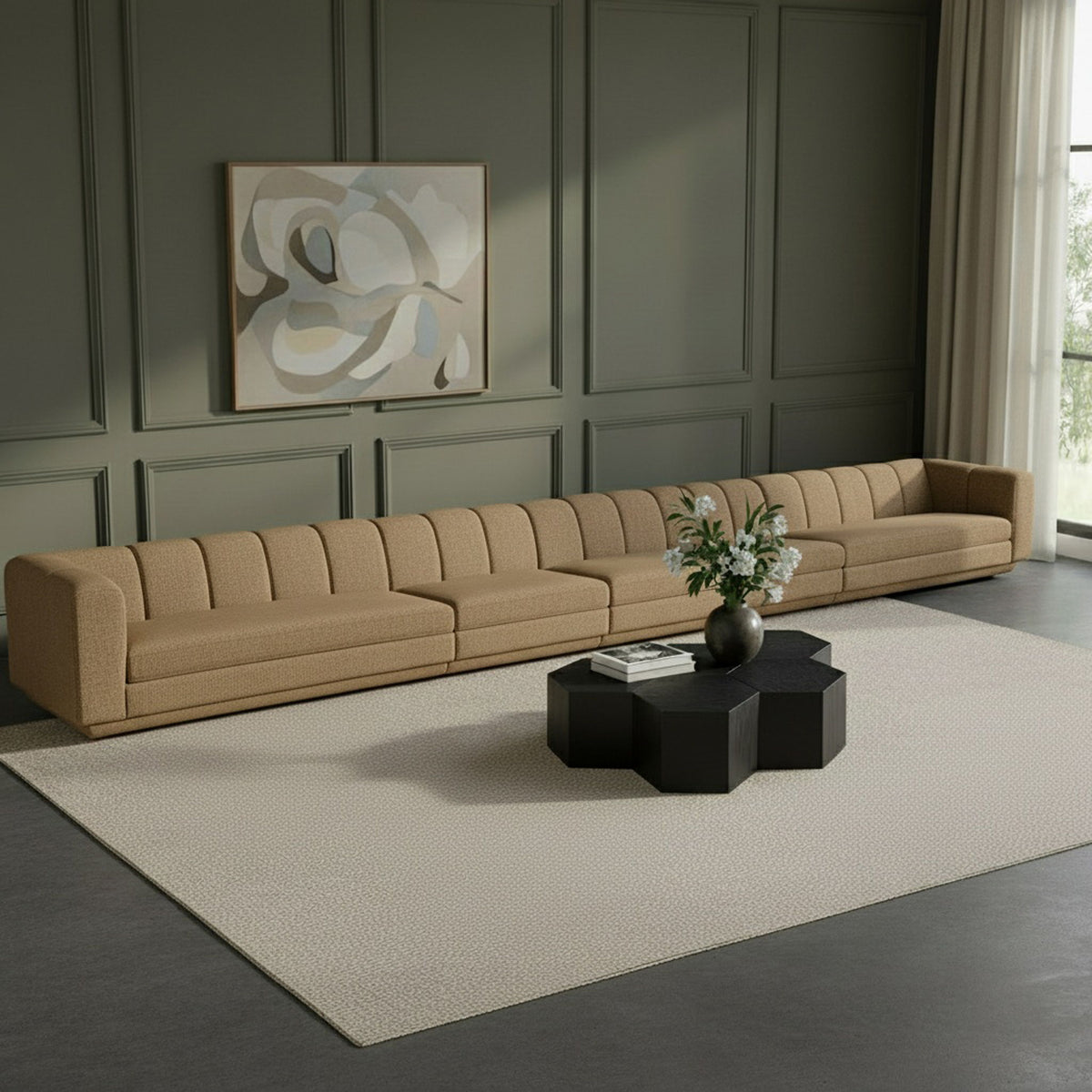Modari - Sectional - Brown
