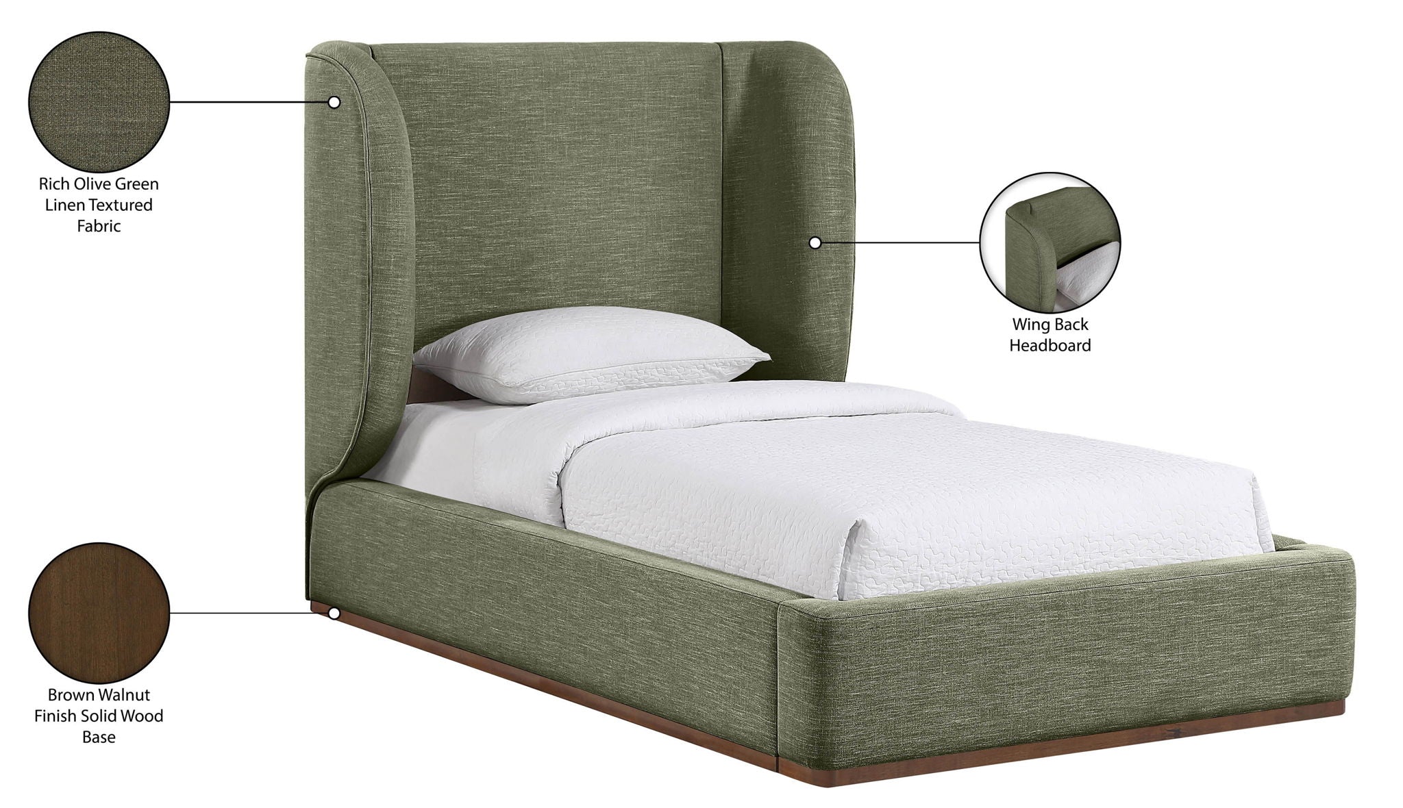Aurin - Upholstered Bed