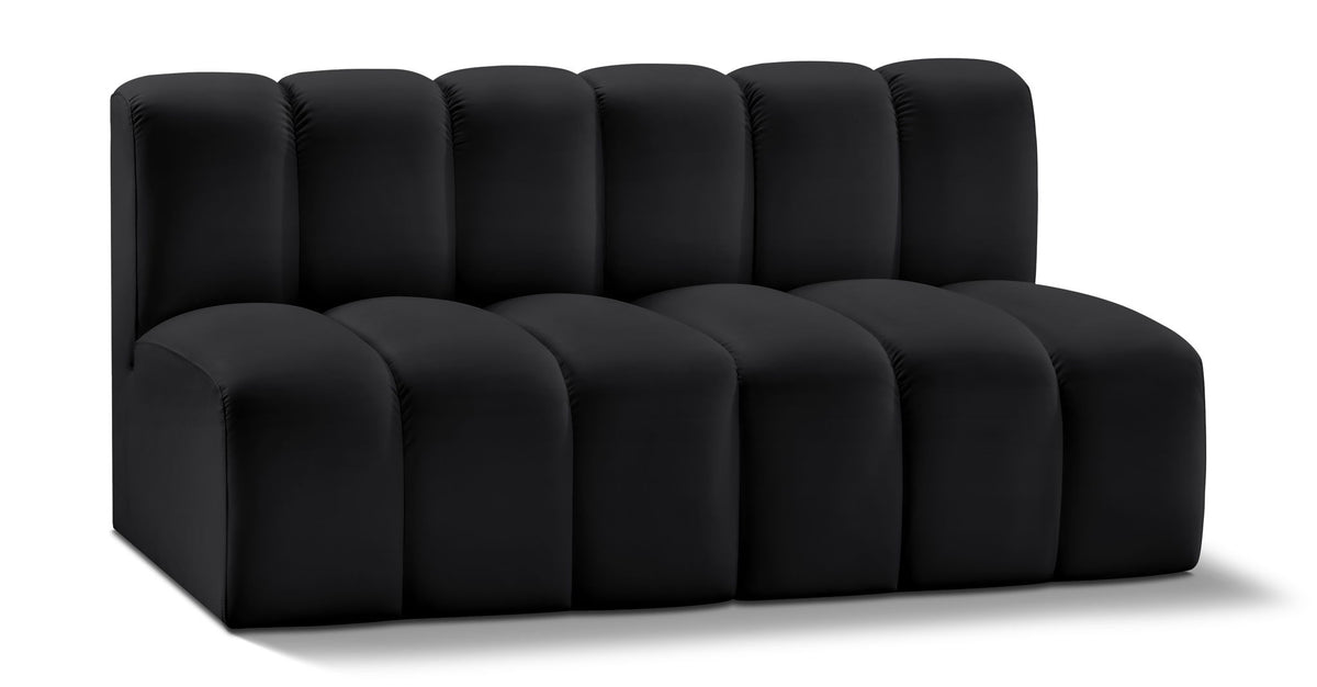 Arc - Faux Leather 2 Seats Modular Sofa