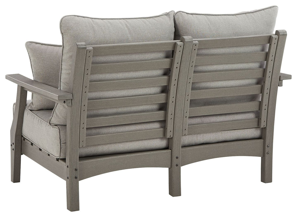 Visola - Loveseat With Cushion - Gray