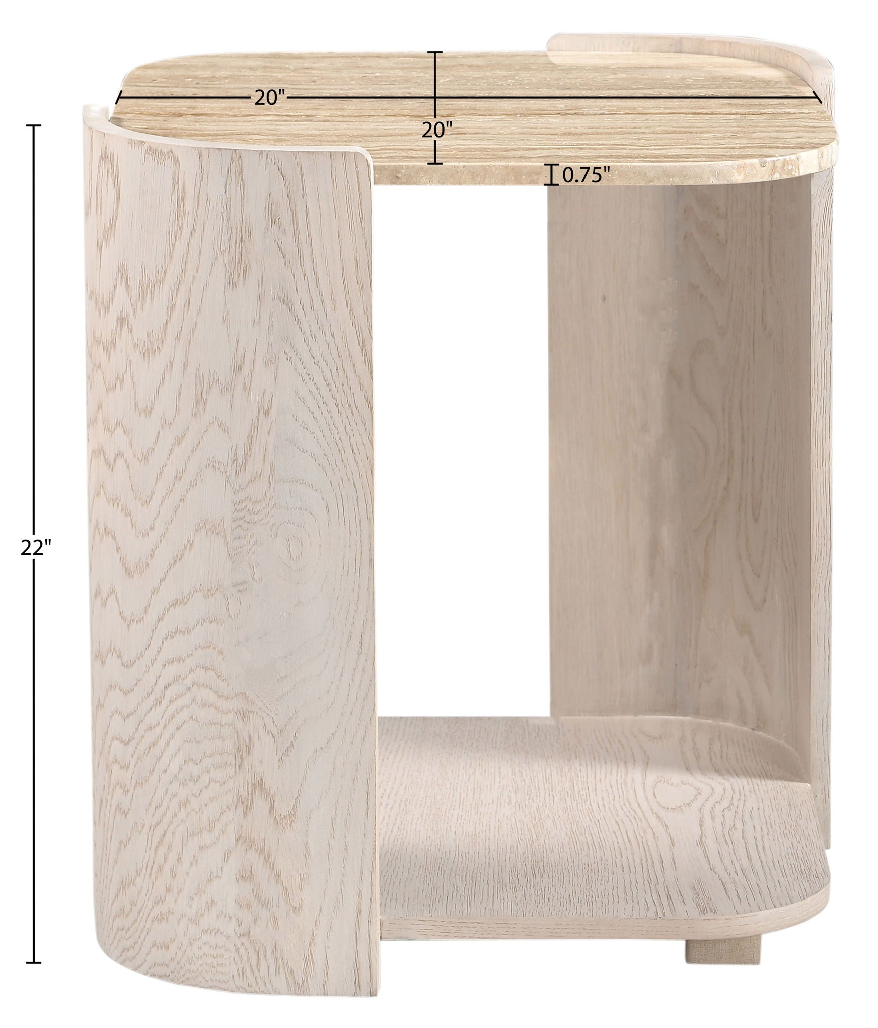 Calabria - Marble And Oak Wood Table