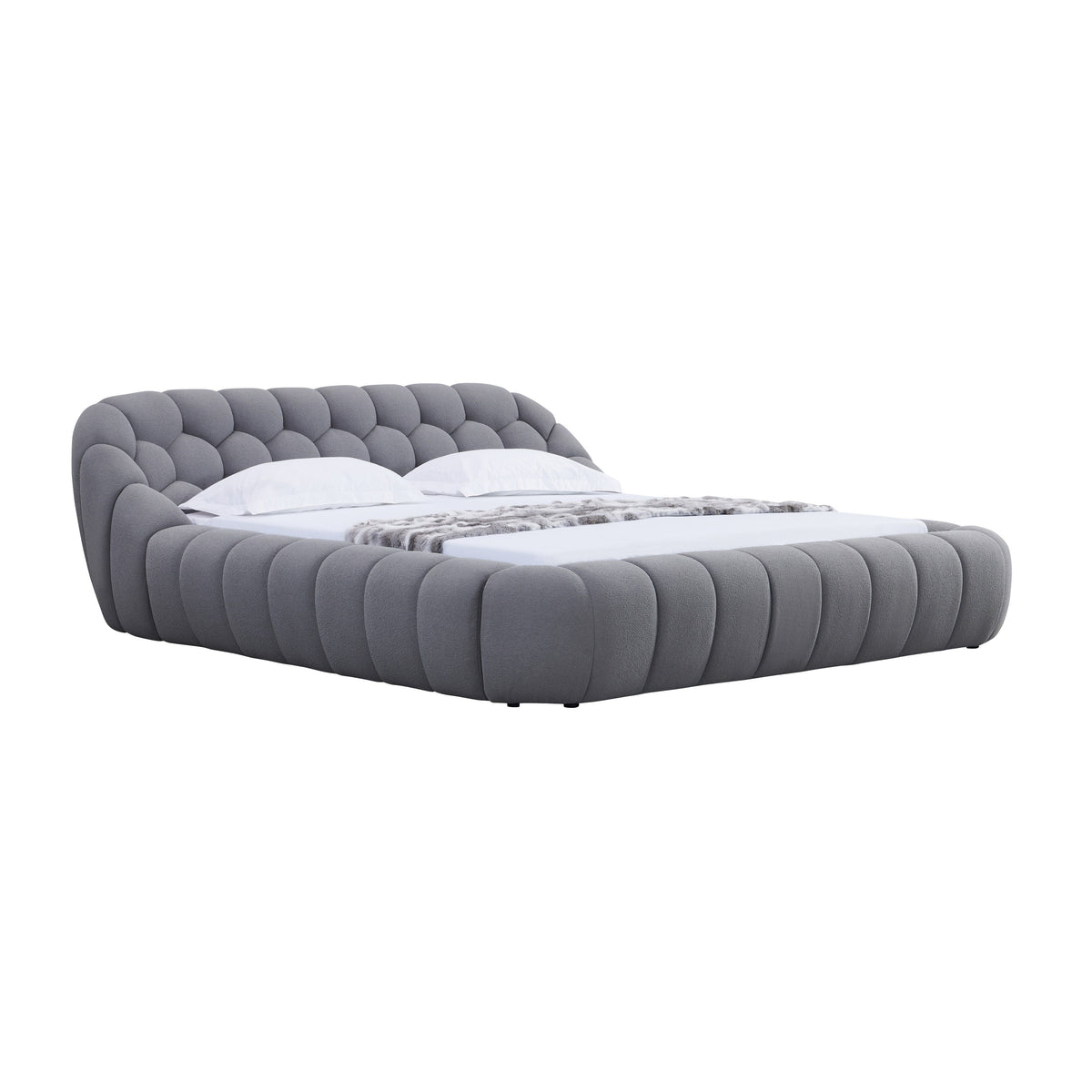 Prestige Stone Teddy Upholstered Bed