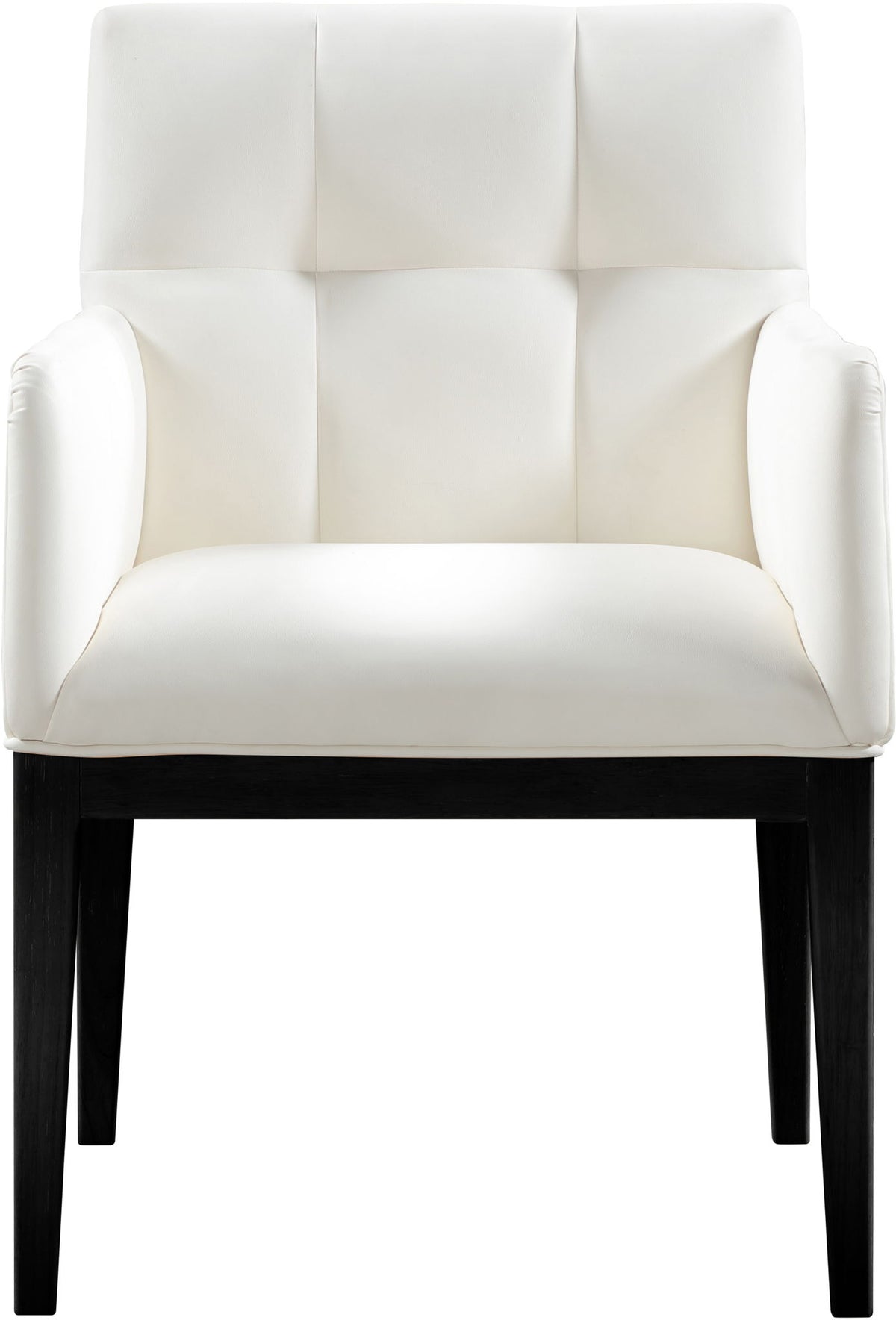 Adrian - Dining Arm Chair (Set of 2) - Black Legs