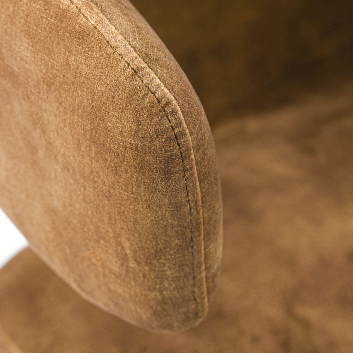 Bergman - Modern Camel Velvet Dining Chair