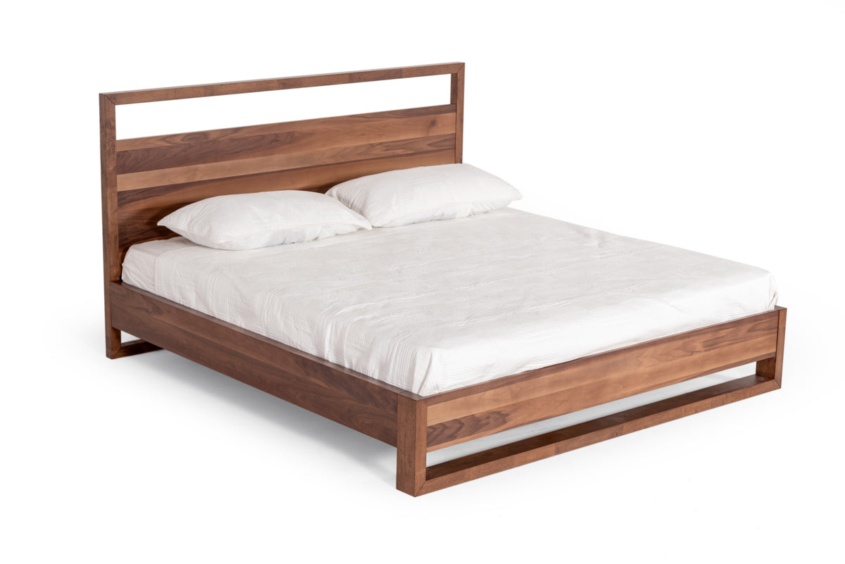 Queen Berlin - Modern Walnut Bedroom Set