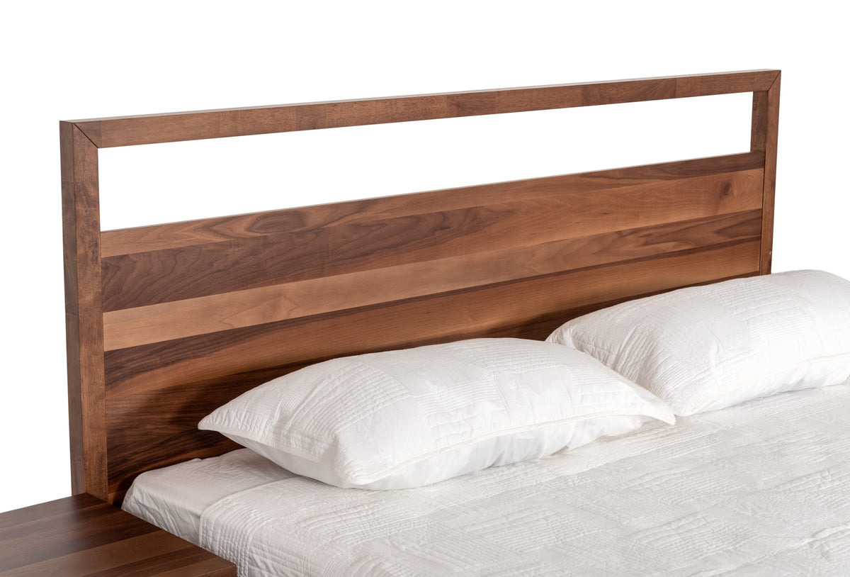 Queen Berlin - Modern Walnut Bedroom Set