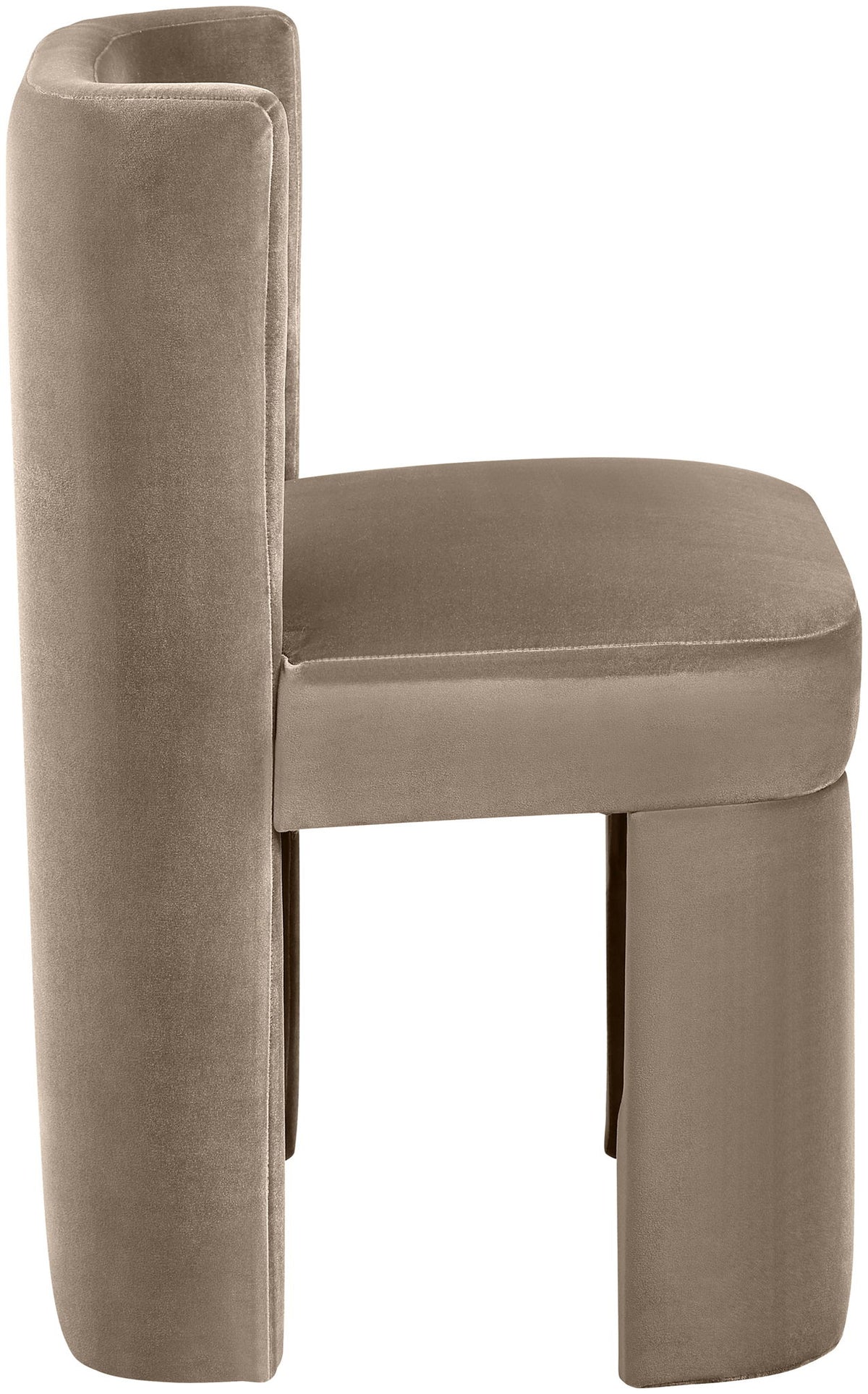 Zuno - Velvet Performance Fabric Upholstered Dining Chair (Set of 2)