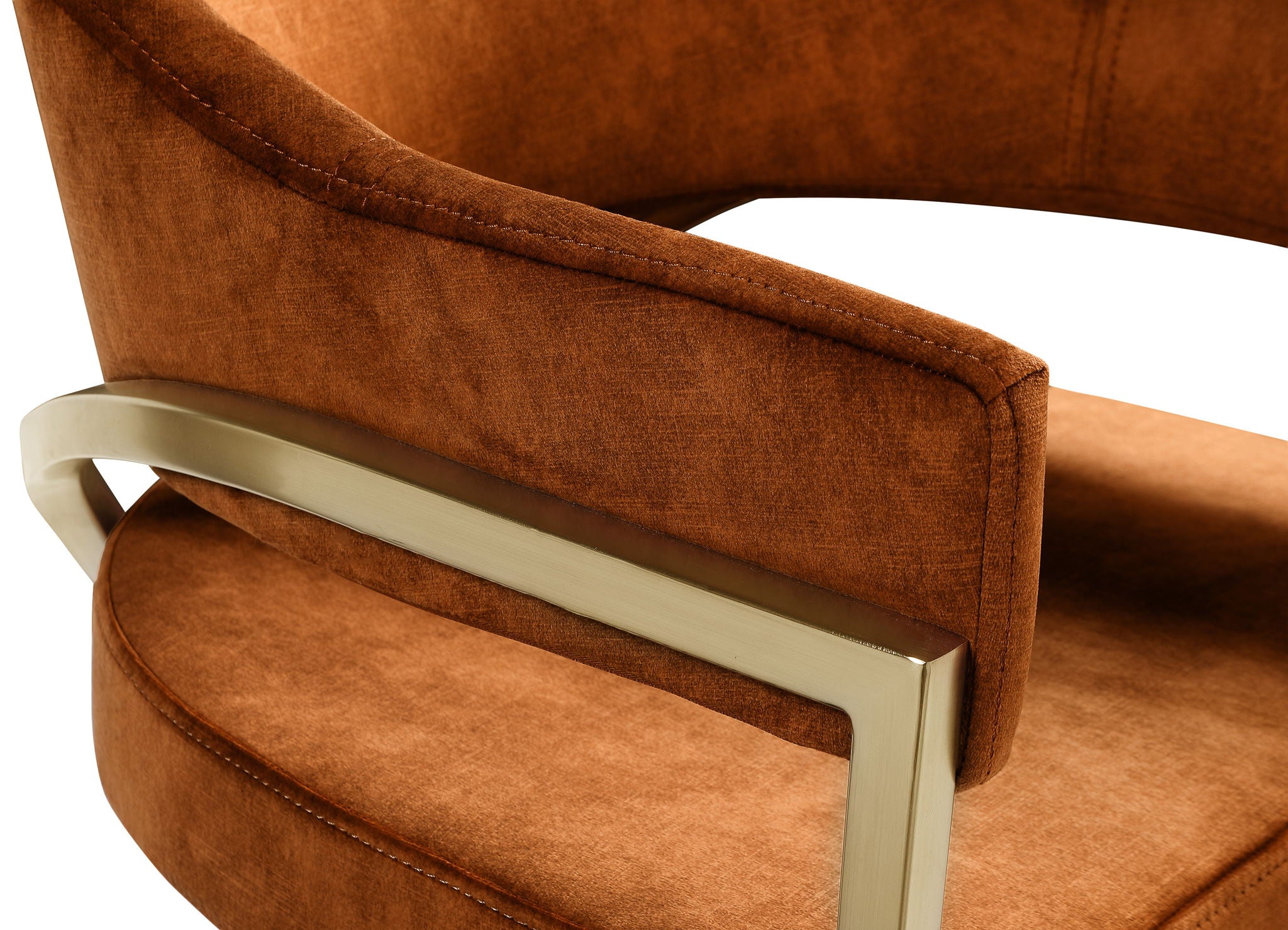 Madelyn - Dining Chair (Set of 2) - Brushed Brass